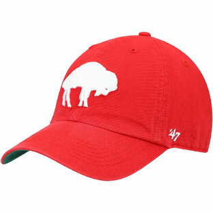 メンズ キャップ "Buffalo Bills" '47 Legacy Franchise Fitted Hat - Redの画像