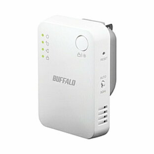 BUFFALO(バッファロー） WEX-1166DHPS2 Wi-Fi中継機 【コンセント直挿し】 866+300Mbps AirStation(Android/iOS/Mac/Win) ホワイト ［Wi-Fi 5(ac)］ WEX1166DHPS2の画像