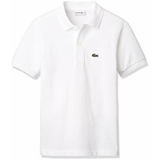 [ラコステ] 公式 Boys ポロシャツ (半袖) PJ2909L ホワイト 8 Aの画像
