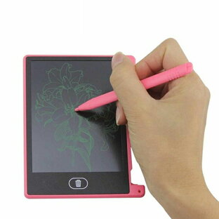 4.5インチ 電子メモパッド ピンク 手書きパッド 電子文具 電子ペーパー メモボード メッセージボードの画像