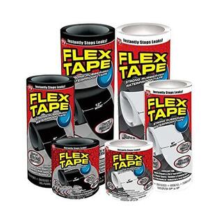 ceydeyjp フレックステープ Flex Tape超強力 修理防水テープ 補修テープ 瞬間接着 強力粘着 超強力多用途補修テープ 防水 補修シール 水漏れ 空気漏れの画像