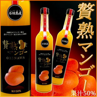 贅熟マンゴー 500ml 石垣島 沖縄 特産品 お土産 マンゴージュースの画像