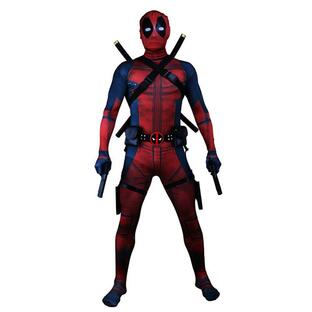 デッドプール Deadpool 2 全身タイツ 子供用 大人用 コスプレ衣装 柔らかい 弾力と伸縮性あり ハロウィーン イベントの画像