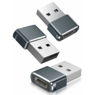 Basesailor USB CメスからUSBオス変換アダプター 3パック、iPhone 14 12 13 15 Mini Pro Maxミニプの画像
