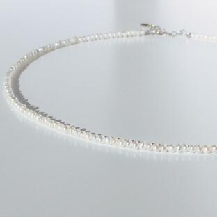 ベビーパールネックレス 2.5-3mm 本真珠 パールネックレス カジュアル 普段使い 真珠 ベビーパール 淡水パール パール ネックレス 重ね付けの画像