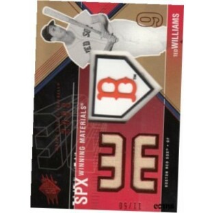 【品質保証書付】 トレーディングカード 2003 SPx Winning Materials 50 Card #TW2A Ted Williams Pants Logo Jsy /40の画像