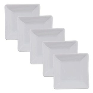 テーブルウェアイースト 白い食器 EASTオリジナルスクエアプレート(SS)(STUDIO BASIC) 5枚セット 小皿 豆皿 洋食器 正角皿 角皿 醤油皿の画像
