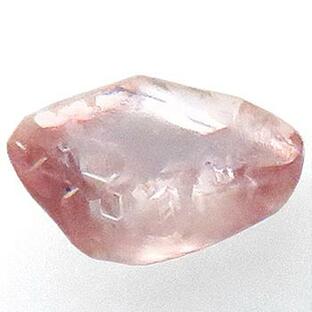 ピンクダイヤモンド 0.07ct 原石 研磨用 鉱物標本 コンゴ 瑞浪鉱物展示館 5016の画像