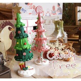 お菓子のクリスマスツリー キャンディツリー（返品 交換 ギフト包装不可）Xmas かわいい おしゃれ 置物 オブジェ インテリア雑貨 季節 冬 12月 デコレーションの画像