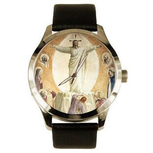 superbrass.com Guido di Pietro, The Transfiguration of Christ, Solid Brass Christian Art Watch 並行輸入品の画像