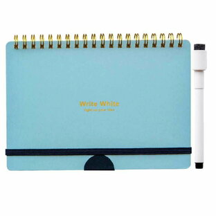 学研ステイフル ホワイトボード ノート Write White B6 ブルー D08030の画像