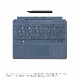 マイクロソフト Surface Pro スリムペン2付き Signatureキーボード（サファイア） 8X6-00115の画像