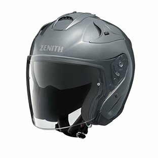 ヤマハ(Yamaha)バイクヘルメット ジェット YJ-17 ZENITH-P ダークメタリックシルバー M (頭囲 57cm~58cm) 90791-2323Mの画像