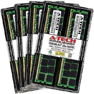 A-Tech 128GB Kit (8x16GB) RAM for Supermicro SuperServer 5017R-WRF, 6017R-TDAF, 6027AX-TRF-HFT3, 6027TR-DTFRF, 8047R-7RFT+ | DDR3 1600MHz PC3-12800 ECの画像