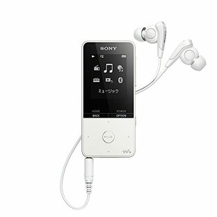 ソニー(SONY) ウォークマン Sシリーズ 16GB NW-S315 : MP3プレーヤー Bluetooth対応 最大52時間連続再生 イヤホン付属 2017年モデル ホワイト NW-S315 Wの画像
