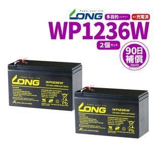 LONG シールド バッテリー WP1236W  UPS（無停電電源装置）用 12V9Ah 2個セット 90日保証付 新品 Smart-UPS バイクパーツセンターの画像
