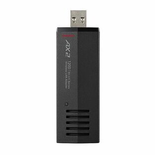 バッファロー 11ax/ac/n/a/g/b 無線LAN 子機 USB3.2 (Gen1) 対応 内蔵アンテナ タイプ ドライバー内蔵 WI-U3-1200AX2I/Nの画像