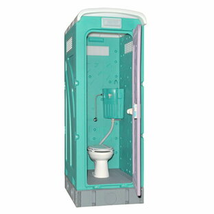 屋外用仮設トイレ 水洗式 洋式タイプ AUG-FW+15WS 旭ハウス工業 給排水工事が必要です 【146-4】の画像