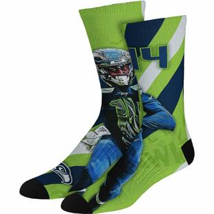 フォーベアフィート (For Bare Feet) ユニセックス ソックス インナー・下着 Seattle Seahawks Dk Metcalf Player Socksの画像