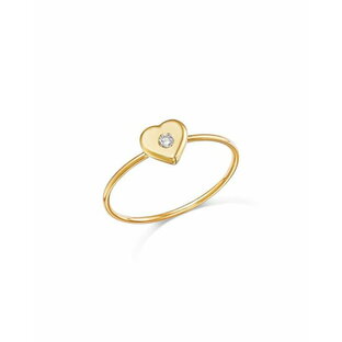 【送料無料】 ゾイチッコ レディース リング アクセサリー 14K Yellow Gold Feel the Love Diamond Heart Ring Goldの画像