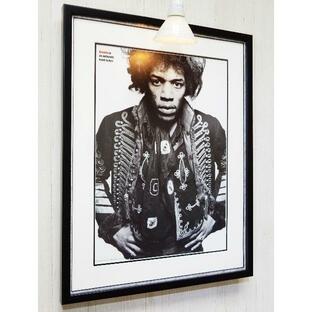 ジミ・ヘンドリックス/アート ピクチャー 額装/Jimi Hendrix/ジミヘン/史上最高のロック ギタリスト/ サイケデリック・ロック アイコンの画像