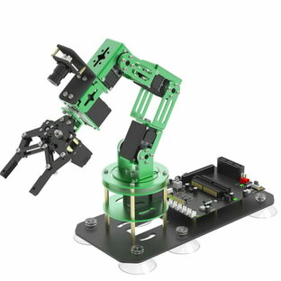 Yahboom Jetson Nano 4GB ロボット アーム ロボット キット スマートなグリップ 色の認識 音声制御 AI ビルディング カメラ付き 6-DOF プログラマブル AI 電子 DIY ロボット ROS (Dofbot without Jetson Nano)の画像