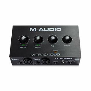 M-Audio USB オーディオインターフェース 音楽制作ソフトウェア付 Mac Win DTM DAW 低ノイズ ライブ配信 再生 宅録 M-Track Duoの画像