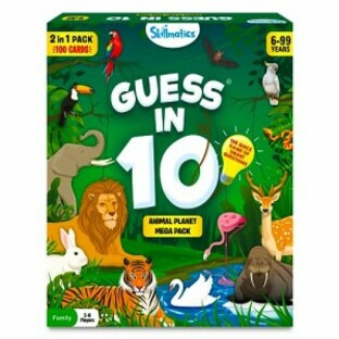 Skillmatics Card Game - Guess in 10 Animal Megapack, Perfect for Boys, Girls, Kids & Families Who Love Board Games, Toyの画像