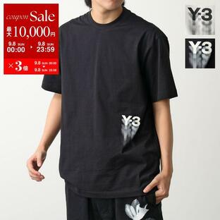 Y-3 ワイスリー Tシャツ GFX SS TEE グラフィックス ショートスリーブ ティー IZ3123 IZ3124 メンズ コットン 半袖 クルーネック ロゴT カラー2色の画像