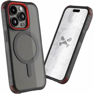 GHOSTEK ゴーステック iPhone 15 Pro Covert MagSafe対応 抗菌 クリアタフケース Smoke GHOCAS3480 ネコポス送料無料の画像