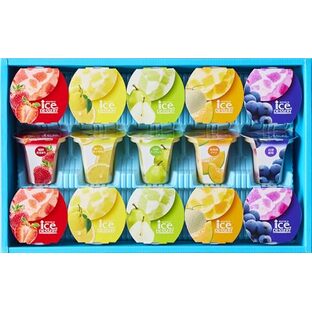中島大祥堂 凍らせて食べる アイスデザート~国産フルーツ入り~15号 1箱(15個)の画像