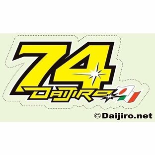 74Daijiro 74Daijiro:ナナヨンダイジロー DK74チャオステッカー サイズ：ハガキサイズの画像