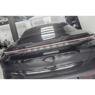【FUTURE DESIGN 正規品】Porsche ポルシェ Taycan タイカン リア スポイラー 本物Drycarbon ドライカーボン エアロ カスタムの画像