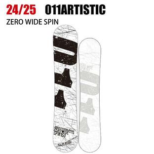 2025 011ARTISTIC ゼロワンワン ZERO WIDE SPIN ゼロワイドスピン 24-25 ボード板 スノーボードの画像