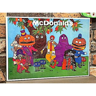 アメリカン雑貨 台紙付きポスター Mc Donald's マクドナルド ハンバーガー 壁飾り-LA0042の画像