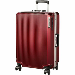 A.L.I スーツケース ハードキャリー TRIPLAYER ALI 56L ワイン ALI505024WN TSAロック 洗える 4～5泊 アルミフレームの画像