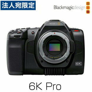Blackmagic Design (ブラックマジック・デザイン) Blackmagic Pocket Cinema Camera 6K Pro CINECAMPOCHDEF06P 『日時指定不可』『代引不可』『送料無料（一部地域除く）』の画像
