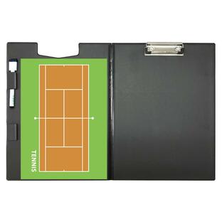 作戦ボード・テニス A4バインダーカラーコート仕様 作戦盤 コーチングボード タクティクスボード タクティックボードの画像