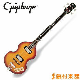 エピフォン Epiphone Viola Bass Vintage Sunburst バイオリンベースの画像