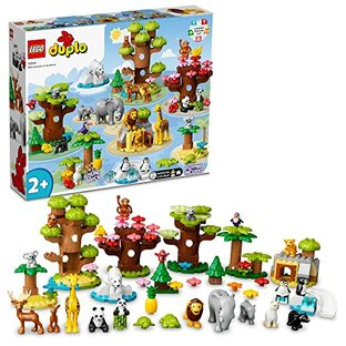 レゴ(LEGO) デュプロ デュプロのまち 世界のどうぶつ 知育 玩具 おもちゃ ブロック 誕生日 プレゼント幼児 赤ちゃん 動物 どうぶつ 男の子 女の子 2歳 3歳 知育玩具 10975の画像