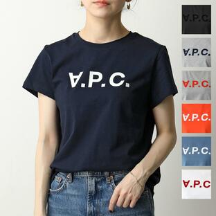 APC A.P.C. アーペーセー VPC Tシャツ COBQX COEZB F26944 レディース クルーネック 半袖 カットソー ロゴT カラー9色の画像