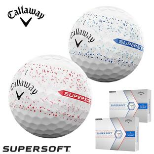 （2024 新作 最新 数量限定モデル）キャロウェイゴルフ ゴルフボール スーパーソフト スプラッター 360 SUPERSOFT SPLATTER 360(1ダース)(2024年4月4日発売)の画像