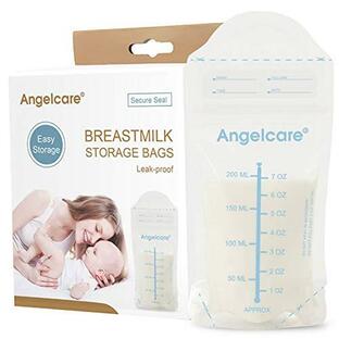 Angelcare【エンジェルケア】母乳 保存バッグ 200ml 100枚入 フリーザーパック 冷蔵 冷凍保存用 滅菌済み (100)の画像