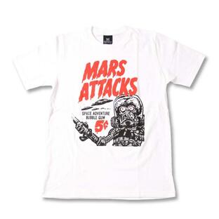Tシャツ バンドTシャツ ロックTシャツ 半袖 (KR) マーズアタック MARS ATTACKS 1 WHT S/S 白 映画の画像