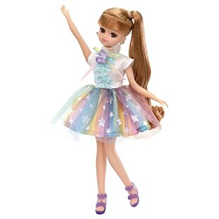 タカラトミー(TAKARA TOMY) 『 リカちゃん ドレス LW-02 レインボーシャワー 』 着せ替え お人形 おままごと おもちゃ 3歳以上 玩具安全基準合格 STマーク認証 Liccaワンサイズの画像