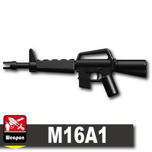 カスタムレゴ カスタムパーツ LEGO 武器 アサルトライフル アーミー 装備品 M16A1 ブラック 米軍 アメリカの画像