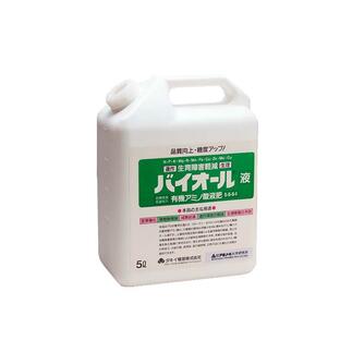 4個 有機アミノ酸葉面散布剤 バイオール液 5L タキイ種苗 生育障害軽減 土壌環境改善 活力液肥 液体肥料 液肥 代引不可の画像