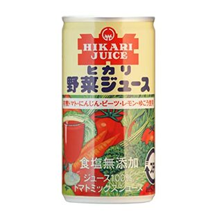 光食品 有機トマト・にんじん・レモン・ゆこう使用 野菜ジュース 食塩無添加 190g×30本の画像