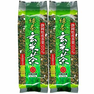 お茶の丸幸 静岡県産茶葉使用 緑茶玄米茶 300g×2個の画像