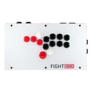 FightBox（ファイトボックス） FightBox F8 R3L3 オールボタン レバーレス アケコン ホワイト F8-R3L3-W(2590288)の画像
